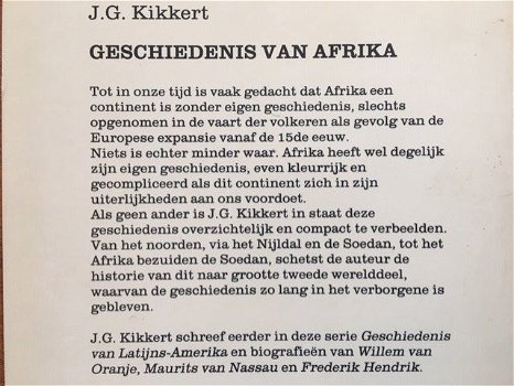 Geschiedenis van Afrika - Jan G. Kikkert - 1