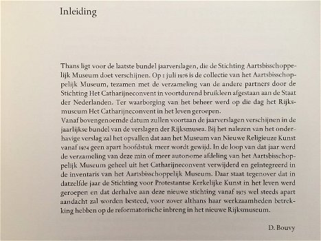 Aartsbisschoppelijk Museum Utrecht - Verslag periode 1973-1976 - 2