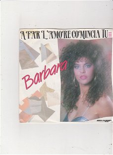 Single Barbara - A far l'amore comincia tu