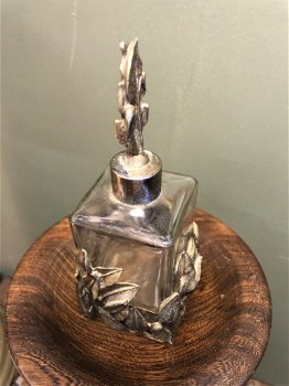Zeer fraai Antiek Art-Deco Parfumflesje - 5