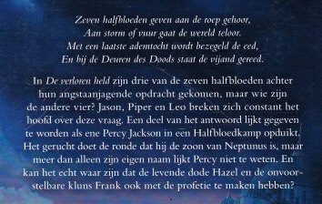 DE ZOON VAN NEPTUNUS, HELDEN VAN OLYMPUS 2 - Rick Riordan - 1