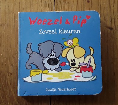 Kartonboekje: woezel & pip - zoveel kleuren (guusje nederhorst) - 0