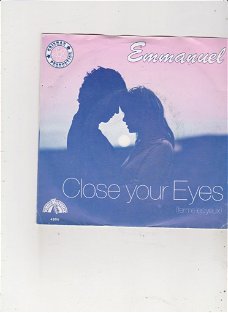 Single Emmanuel - Close your eyes (ferme les yeux)