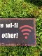 metalen wandbord , Wi-Fi - 1 - Thumbnail