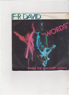 Single F.R. David - words