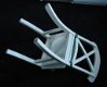 Te koop stevige witte houten stoel (zithoogte: 47 cm). - 2 - Thumbnail