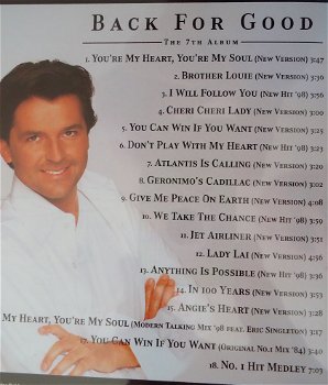Te koop de originele CD Back For Good van Modern Talking. - 1