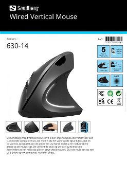Wired Vertical Mouse - 6