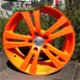 Oranje Fiets! Lekker opvallend met de EK! Plastic dip Neon Oranje - 4 - Thumbnail
