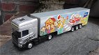 Leuke scania truck met vrolijke reclame - 1 - Thumbnail