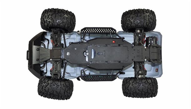 22492 WARRIOR MONSTER TRUCK 1:10 RTR SCHWARZ/BLAU Demo - 2