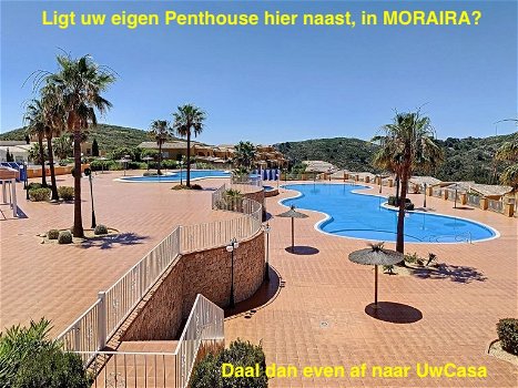 Uw eigen zeer ruime Penthouse in MORAIRA vlak bij zee met parking en - 0