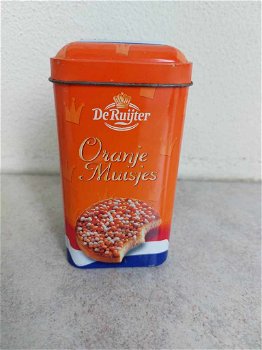 De Ruijter blikje oranje muisjes. - 0