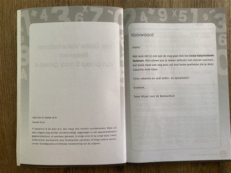 Grote Vakantieboek Rekenen (van groep 5 naar 6) en Vakantie Doeboek - 2