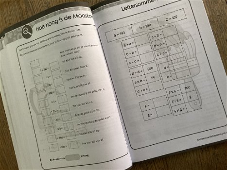 Grote Vakantieboek Rekenen (van groep 5 naar 6) en Vakantie Doeboek - 5