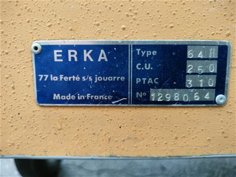 ERKA 64 H Bagagekarretje uit de 70er jaren ( 250 Kg. ) - 5