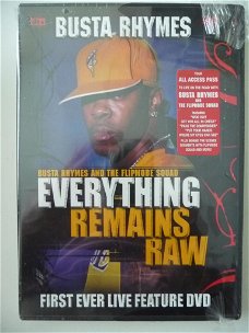 Everything remains raw Busta Rhymes (in plastic)
