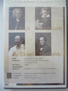 Bach, Beethoven, du Closel, Bartholdy (in plastic)