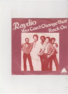 Single Raydio - You can't change that