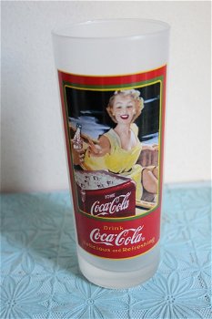 retro glas Coca Cola - 0