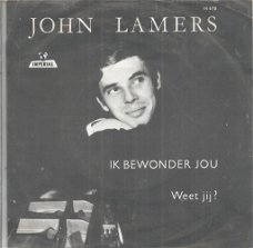 John Lamers : Ik bewonder jou (1966)