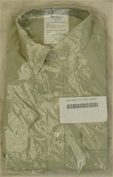 Hemd Uniform DT2000 (Dagelijks Tenue), korte mouw, Koninklijke Landmacht, maat 42, vanaf 2000.(Nr.1)