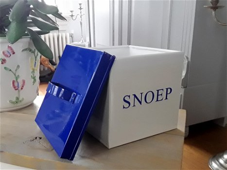 Snoeppot / snoepblik van metaal - 1