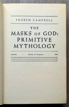 The Masks of God. Primitive Mythology 1960 Joseph Campbell - 3