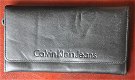 Calvin Klein Jeans portemonnee zwart leer - 0 - Thumbnail