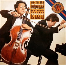 LP - BEETHOVEN - Yo-Yo Ma, cello - Emanuel Ax, piano