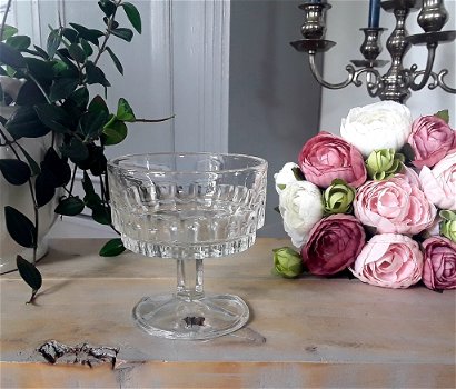 Vintage ijscoupe, dessertglas, cocktailglas (1x) - 1