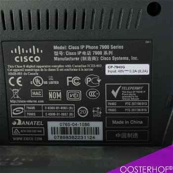 Cisco IP Phone 7940G + Cisco 48V Adapter - 5