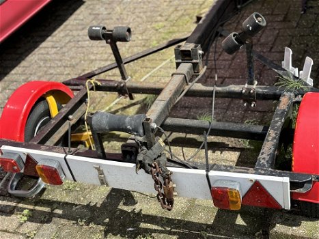 Boot trailer met boot/ sloep - 1