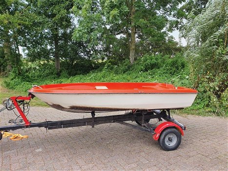 Boot trailer met boot/ sloep - 5