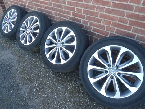 18’’Inch Originele Nissan Zilvergrijs Chroom Qashqai en Juke Velgen 5x114.3 - 1