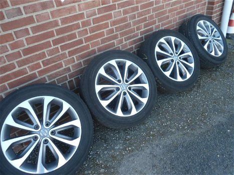 18’’Inch Originele Nissan Zilvergrijs Chroom Qashqai en Juke Velgen 5x114.3 - 2