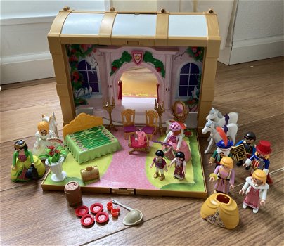 Pakket Playmobil Speelgoed met meeneem Prinsessenkoffer - 0