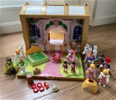 Pakket Playmobil Speelgoed met meeneem Prinsessenkoffer