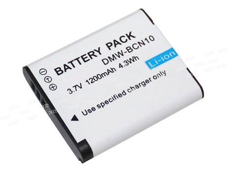 New battery DMW-BCN10 1200mAh/4.3WH 3.7V for Panasonic DMC-LF1 DMC-LF1GK - 0