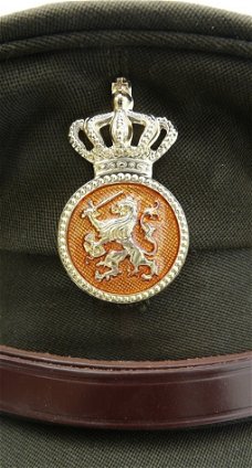 Pet, Uniform, DT63 (Dagelijks Tenue), Manschappen, Koninklijke Landmacht, maat: 55, jaren'60/'70.(3)