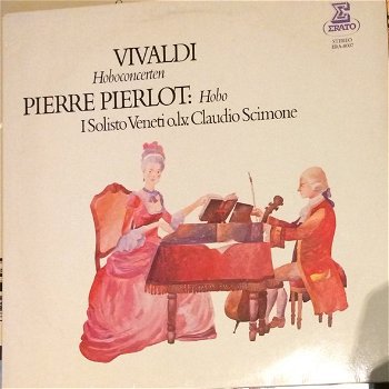 LP - Vivaldi - Hoboconcerten, Pierre Pierlot - 0