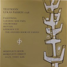LP - TELEMANN Lukas Passion - Beekvliets Koor