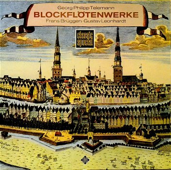 LP - Telemann - Blockflötenwerke, Frans Brüggen, Gustav Leonhardt - 0