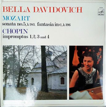 LP - Mozart*Chopin - Bella Davidovich, piano - 0