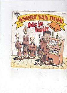 Single Andre van Duin - Als je huilt