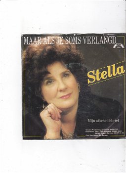 Single Stella - Maar als je soms verlangd - 0