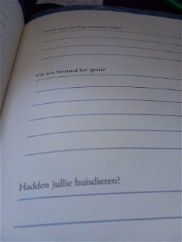 Mama, papa, schrijft over toen, voor later - invulboek - 1