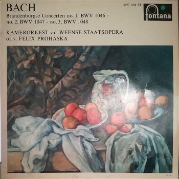 ELPEE - BACH - Brandenburgse Concerten - Kamerorkest Weense Staatsopera - 0