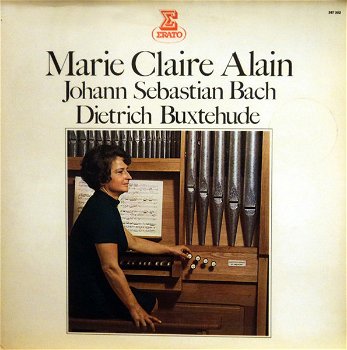 LP - Bach*Dietrich Buxtehude - Marie Claire Alain - 0