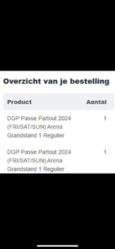 Dutch Grand Prix 2024 weekend tickets 2x - 1